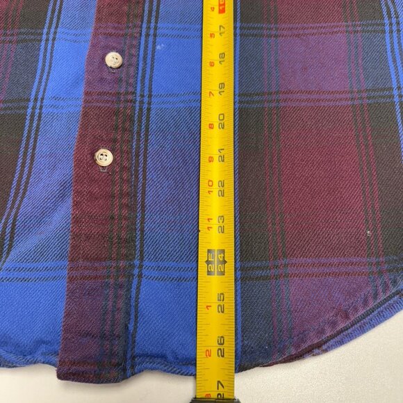 Vintage Five Brother Flannel Shirt Mens Medium 21.5x26.5 Heavyweight USA - Picture 11 of 13